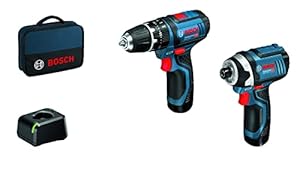 Bosch Professional GSB 12V-15 Combi Drill Set