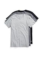 Polo Black/White, Charcoal Heather/White, Andover Heather/White - 3 Pack