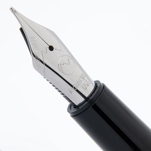 Monteverde USA Strata Fountain Pen, Red - Medium Nib, JoWo Stainless Steel Nib, Slim & Ergonomic Design, Chrome Accents by Monteverde - Image 9