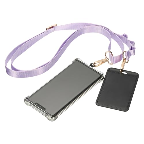Cordon téléphone portable violet idéal concerts et salle de sport