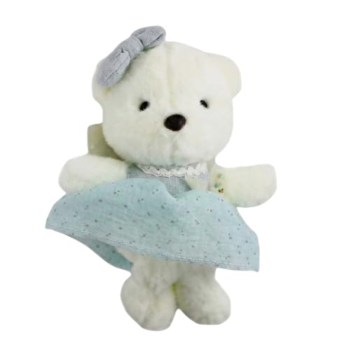 Soft Teddy Bear Plush 30 cm Blue Color Aesthetic Romantic Gift | Plush Gift for Birthdays & Special Occasions