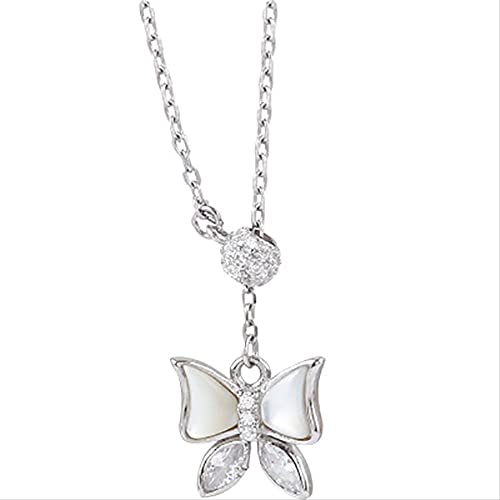 Collier Petit Papillon pour Femmes anti-irritation, l'éclat d'une clavicule délicate sans rougeurs