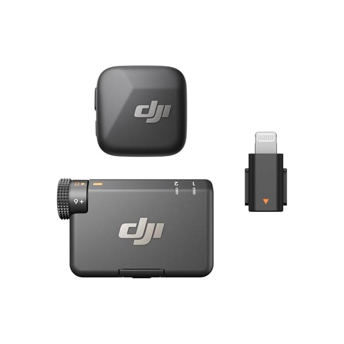 DJI Mic Mini Wireless Microphone for Camera/iPhone/Android