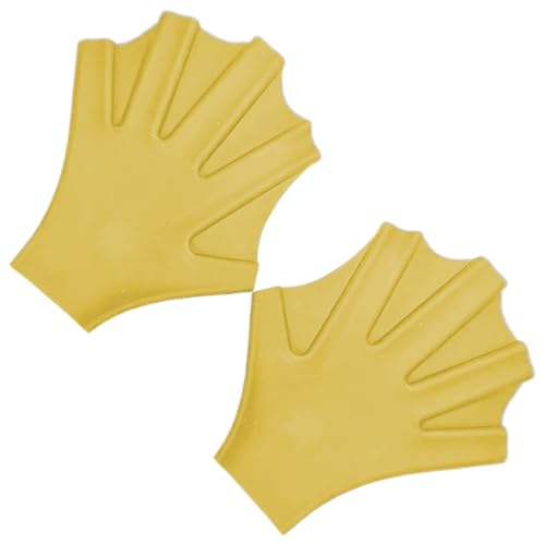 Rukjmqi Royas de natación para Manos, paletas de baño para natación de Regazo, Guantes de Aleta de Aletas de Silicona, Las paletas de la Mano de la Pato de Pato Anti-Deslizamiento Mejora el Agarre