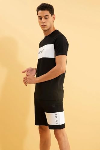 Image of Joggers Park Awesome Men Tracksuit (2SS-03 (Black) -XXL)