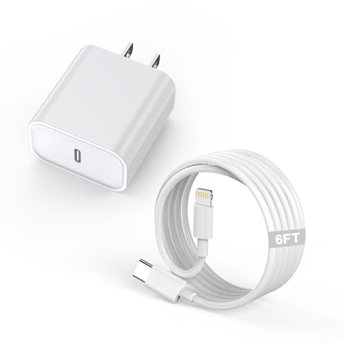 iPhone Fast Charger, Apple MFi Certified 20W USB Type C Fast Charging Block