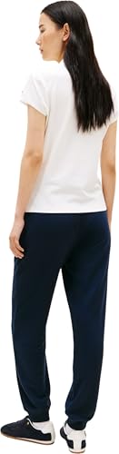 Polo Tommy Hilfiger mujer que no deforma su cuello de manga corta elastica 2