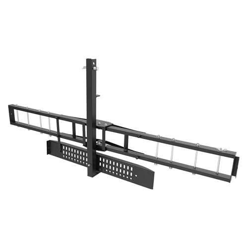 Hecasa MO-3689 Motorcycle Hitch Carrier 500Lbs Bike Carrier Hauler Dirt Bike Hitch Carrier Mount Rack Ramp thumb #7