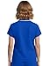 Eadflie Women's Scrub Tops - Cropped Zip-Front Polo Scrub Top - Medical Scrub Top with Chest Pocket, Pen Slot, Side Vents - (Royal Blue/M)