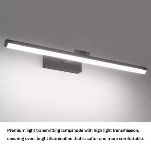 Espejo luz de pared regulable para evitar sombras en el baño y dormitorio 5