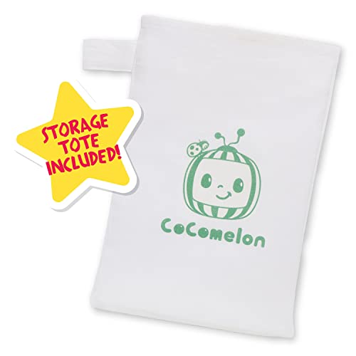 image for CoComelon 51-Piece Classic ABC Wooden Block Set, Preschool Building To