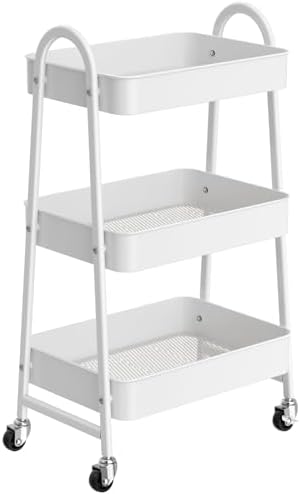 Carrito de Almacenamiento de Metal, Carro de Cocina Metalico con ...