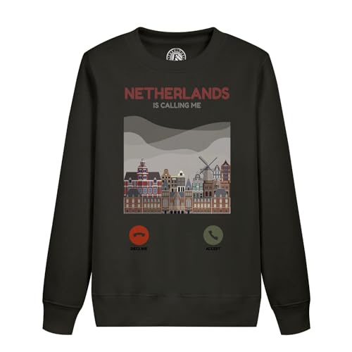 Sweatshirt enfant Netherlands is Calling Me cadeau d'anniversaire original