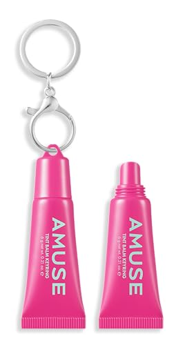 【AMUSE公式 】【NEW ケア/ティントバームキーリング・５カラー】 (07ルビーベリー, 6g)