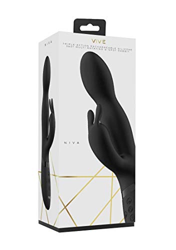 Massage rabbit Niva 360degrees Shots VIVE stimulateur clitoridien noir - 2