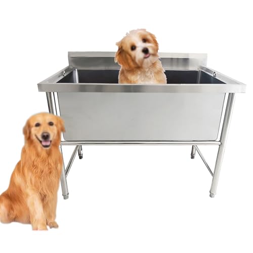 Station de lavage pour chien pour stopper les maux de dos au bain
