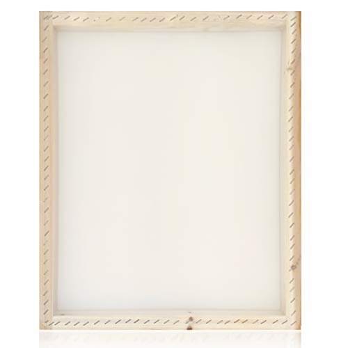 Worown 16 X 20 Inches Wooden Silk Screen Printing Frame With 160 White Mesh For Screen Printing #TOP2