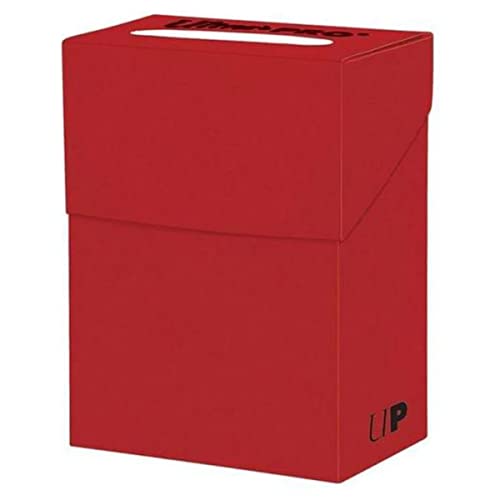 Ultra Pro Solid Red Deck Box, Adultos Unisex, Carta Standard