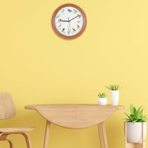 Horloge murale d'oiseau chantant pour rompre le silence de la maison