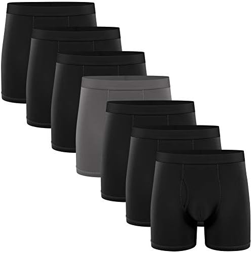 Natural Feelings Boxer Briefs Mens Underwear Men Pack Soft Cotton Open Fly Underwear
