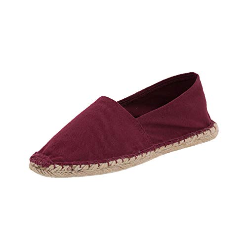 Japanwelt - Japanwelt Espadrilles pour homme et femme - Sandales d'été - Chaussures d'été - Chaussures de loisirs - Chaussures plates - Chaussures en toile - Baskets pour femme - Unisexe - Respirantes et
