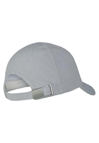Sterntaler Basecap Struktur - Unisex Baseball Cap mit Metallschließe zur Größenregulierung - Sommer Basecap aus Baumwolle - Sportive Baby und Kinder Schirmkappe, graublau, Größe 51