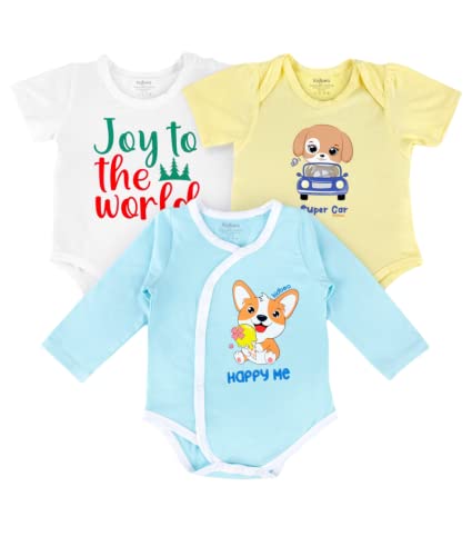 Image of Kidbea Baby Boys Onesie 3 Pcs set