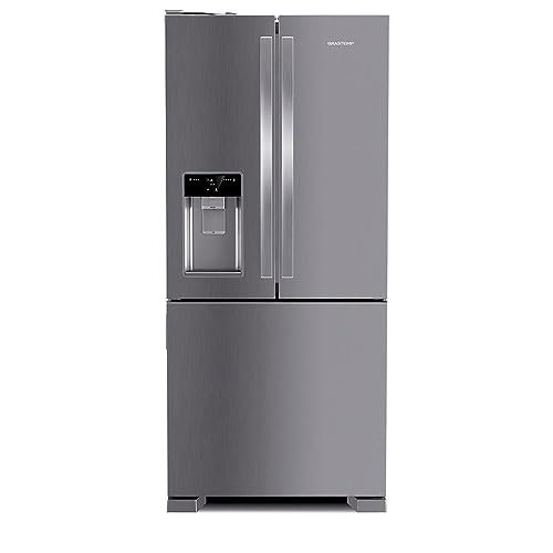 Geladeira Frost Free Brastemp French Door 515 litros Inox com Água e Gelo na Porta - BRH85AK