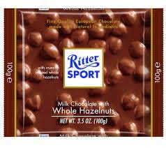 Miniatura 2 de Ritter Sport, Chocolate con leche con avellanas enteras, barras de 3.5 onzas, paquete de 10