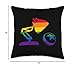 Pixar Ball and Luxo Jr. Rainbow Collection Throw Pillow