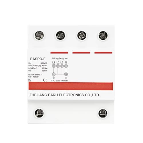 Dispositif de parafoudre T1 SPD 12.5KA protégeant l'alimentation CA de maison