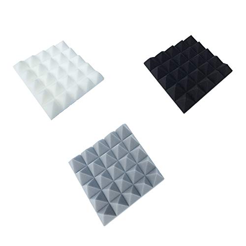 吸音材 防音材　吸音ボード ホワイト 正方形 47枚 ＆ グレー 正方形 45枚 4573469690113set2.jpg