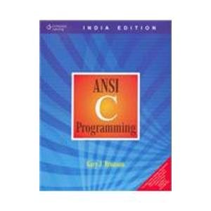 Buy ANSI C Programming Book Online at Low Prices in India | ANSI C ...