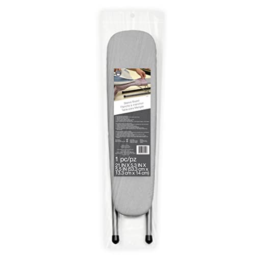 Dritz Clothing Care 82450 Collapsible Sleeve Board 5 x 5-1/2 x 21-Inch Gray