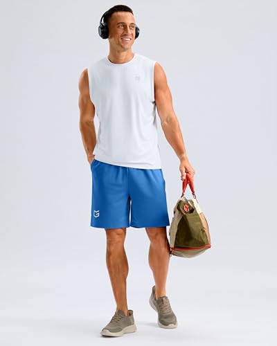 Image of G Gradual Men's Athletic Workout Shorts with Pockets 5 inch /7 inch /9 inch Lightweight Quick Dry Gym Basketball Running Shorts for Men