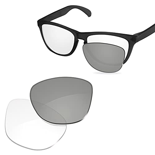 Image of 100% Precise-Fit Replacement Sunglass Lenses Compatible with Oakley Frogskins OO9013 55mm