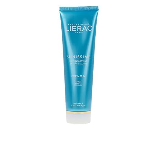 Lierac Sunissime Latte Riparatore Corpo dopo Sole Anti Età, Protegge l'Abbronzatura