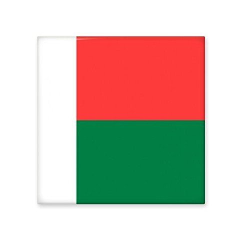 Carreaux de céramique Madagascar drapeau national motif bisque faïence murale cuisine