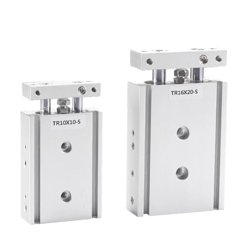 Vérin pneumatique double tige TR pour guidage précis de machine - 2