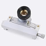 Spiegel zur Analyse der Stoffdichte mit 10-facher und 20-facher Vergrößerung, 0-50 mm Objektivbereich, zur Messung von Kette und Schuss in Baumwolle, Wolle, Seide, Leinen und Mischgewebe