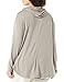 Amazon Essentials Women's Supersoft Terry Essentials Hoodie, Standard-Fit Long-Sleeve Pullover, Smokey Grey, X-Large