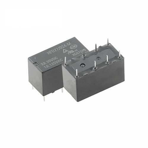 Relé electromecánico HFD27-005-M de señal miniatura con 5V y 2A 5