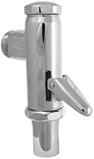 Toilet Flush Valve with 32, Seawater, 311, DN 25 1-Inch, Low Pressure Chrome-Plated