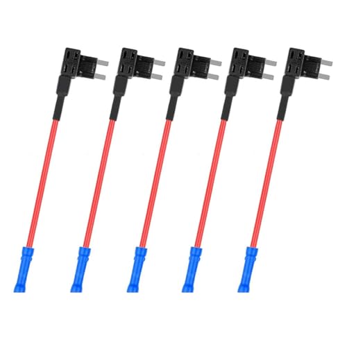 Adaptadores De Circuitos Automotrices 15A/20A 5 Piezas Contactos Aleación Cobre Solución Caja Fusibles Para Detectores Luces LED Instalación Rápida Kit Grifo Fusibles