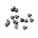 12Pcs Disassembled Titanium Triangle Screws For Microtech UTX-85/Ultratech OTF Repair Knives Parts&Accessories New (Grey)
