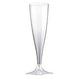 difference entre coupe et flute de champagne Contenance 14 cl. Pied à clipser. Lot de 20. Sans bisphénol. Recyclable. Haute transparence. Golplast.