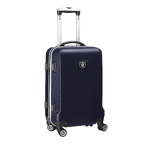 Denco NFL Los Angeles Raiders Carry-On Spinner Luggage Navy