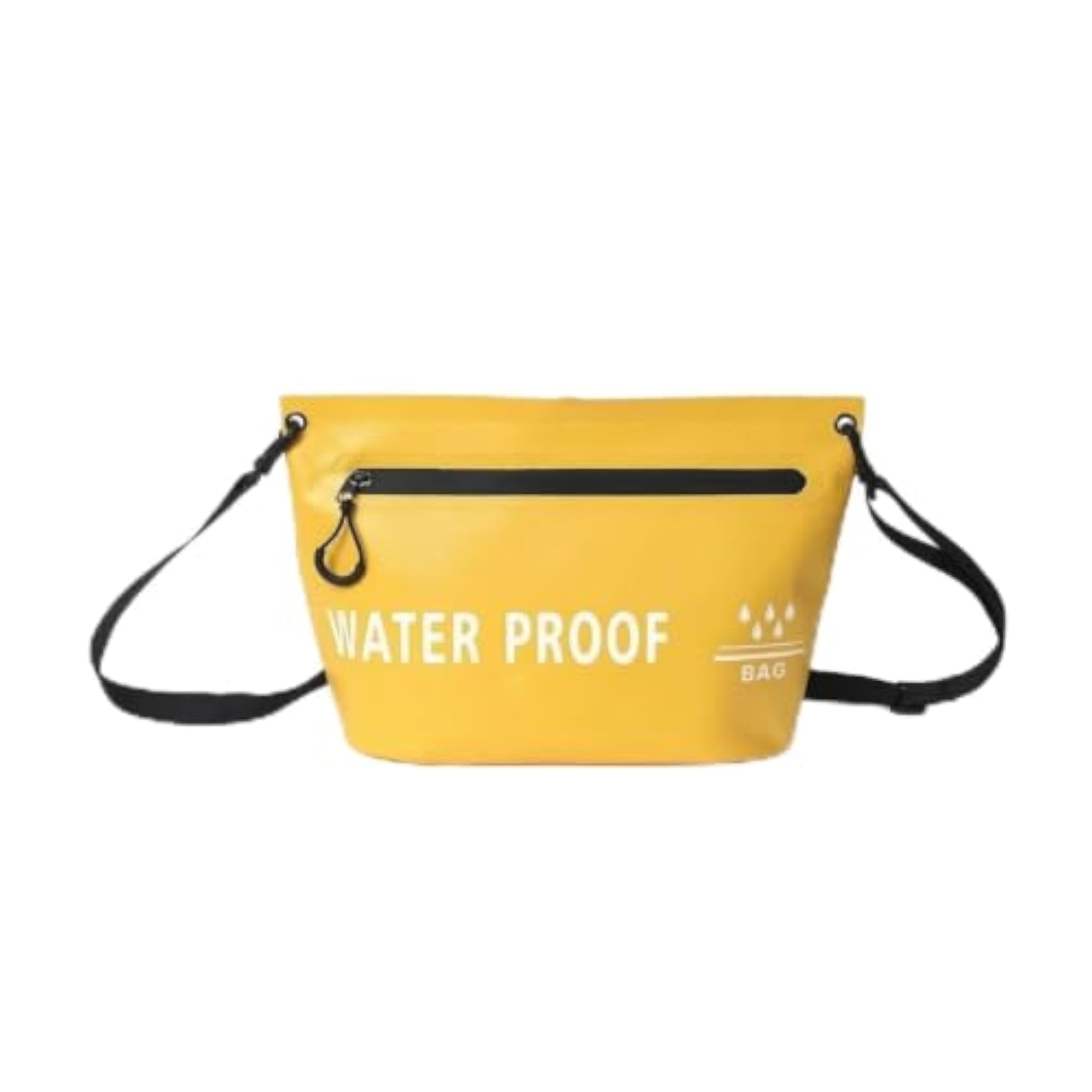Waterproof Crossbody Bag with Adjustable Strap, Yellow