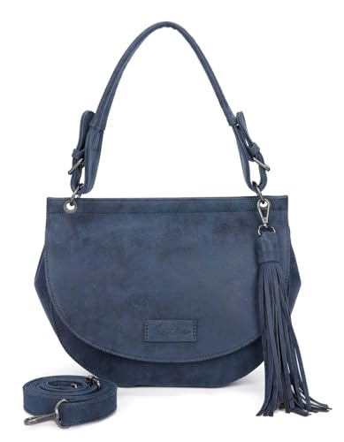 Fritzi41 Hobo True Blue sac à épaule bandoulière bleu vintage pour femme