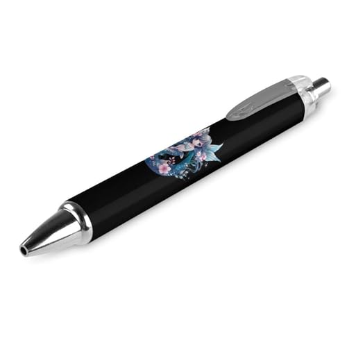 Stylos à bille rétractables sirène (lot de 4) pour l'école et le bureau - 6